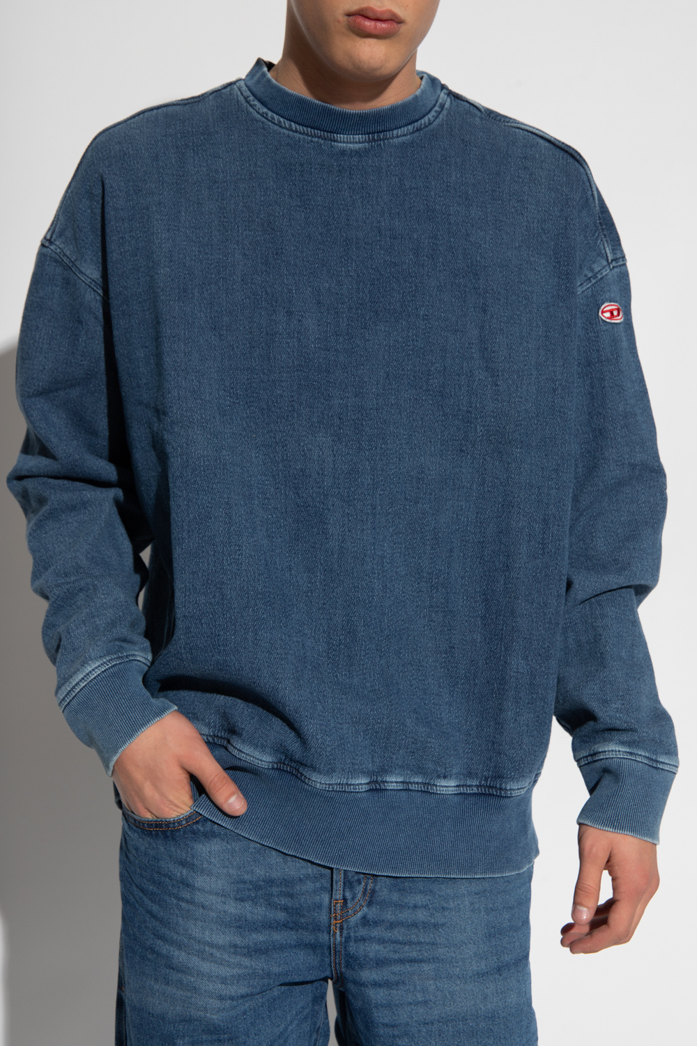 Blue 'D-KRIB-NE' denim sweatshirt Diesel - Vitkac Germany